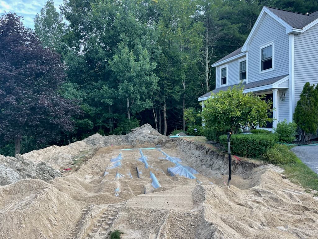 Septic System Replacement in Gray, Maine