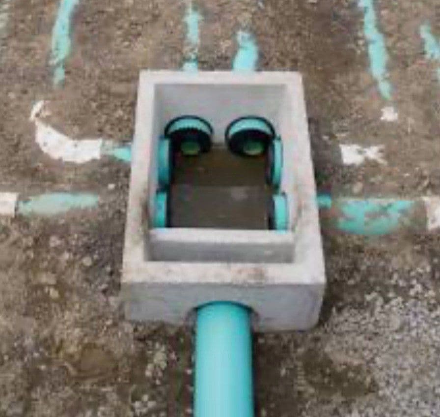 Distribution Box Replacement job site in Southern Maine